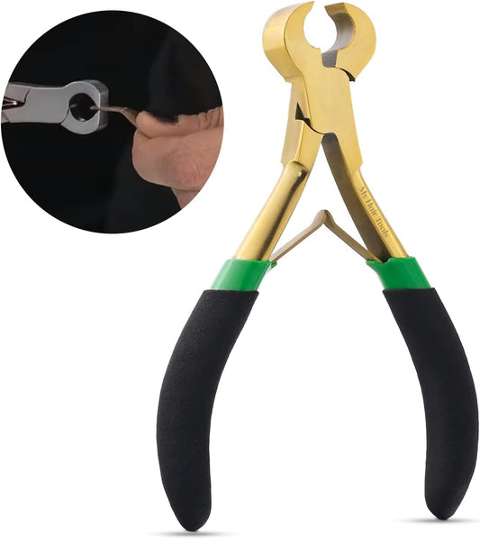 Gold innovative Keratin Bond Cutter Used to cut the bonds of Keratin Hair Extensions - Must Have Multipurpose Hair Extension Tools