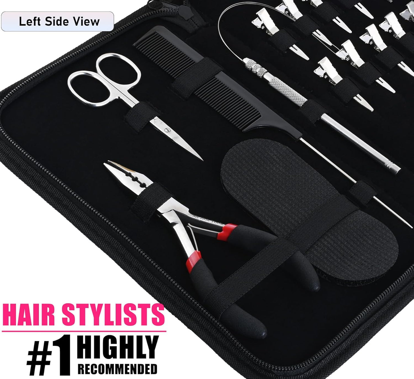 My Hair Tools Pro Hair Extension Tools Kit includes Nano Micro Beads Remover & Closer Plie