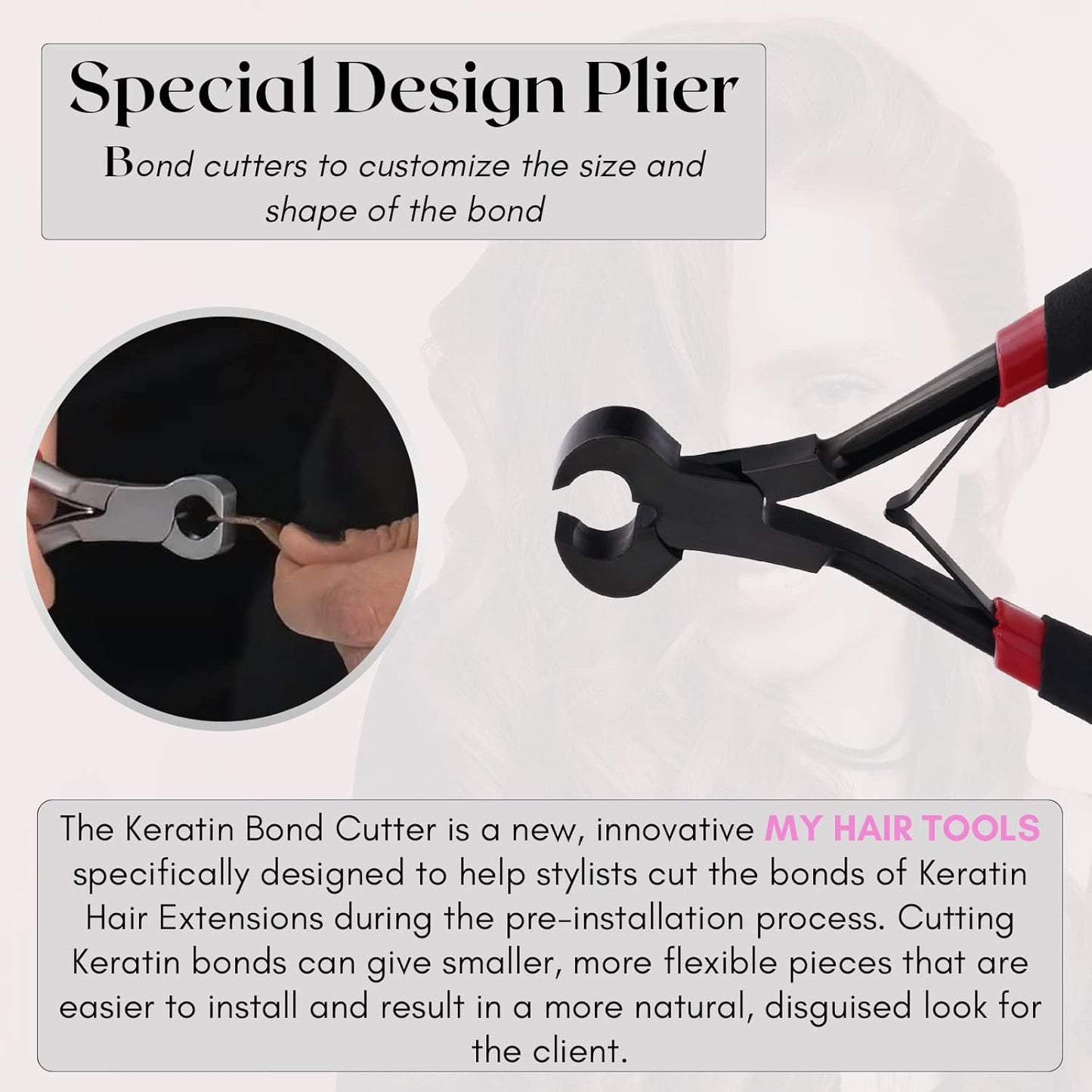 Hair Extension Tools Keratin Bond Cutter Used to cut the bonds of Keratin Hair Extensions