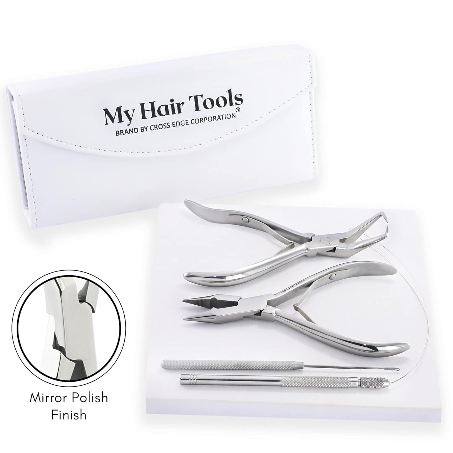 Hair extension tools silver color Micro Beads Remover Pliers loop hook Stainless Steel