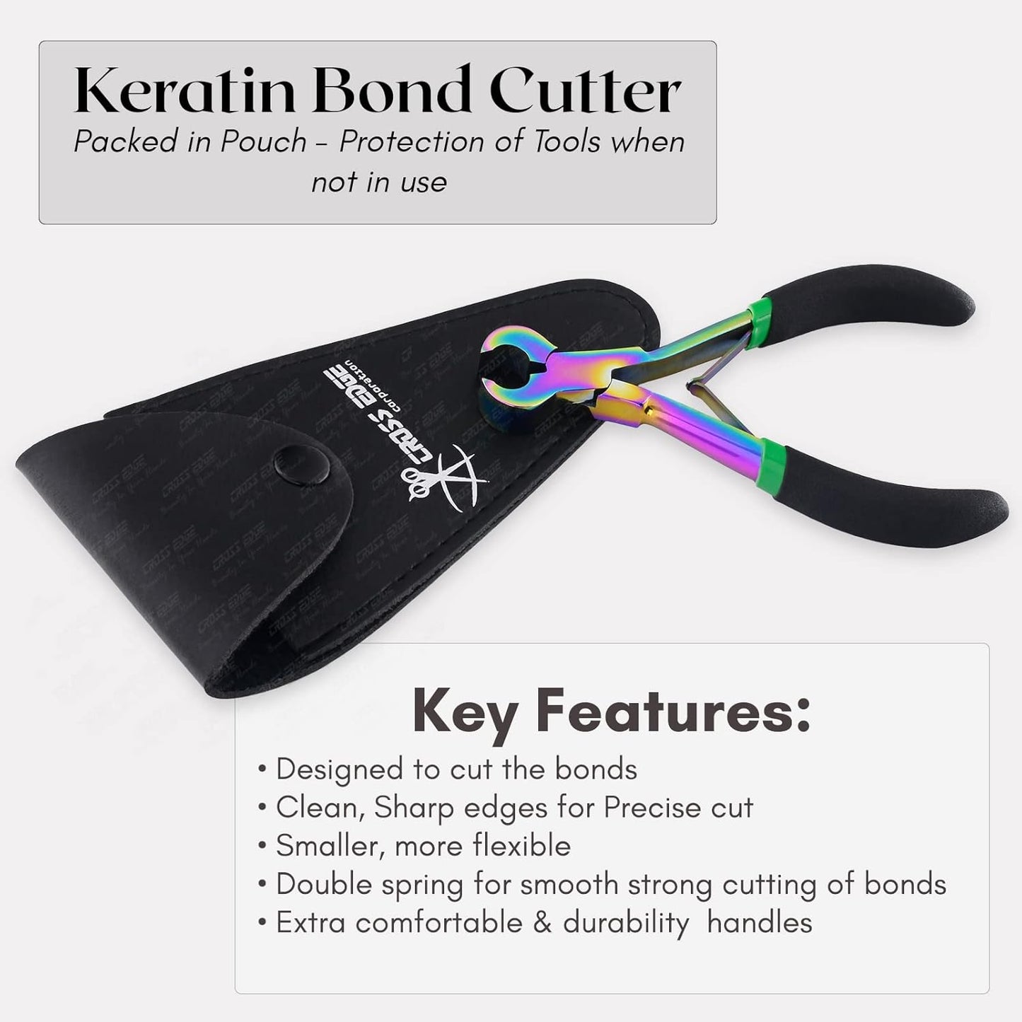 Innovative Keratin Bond Cutter Used to cut the bonds of Keratin Hair Extensions tool