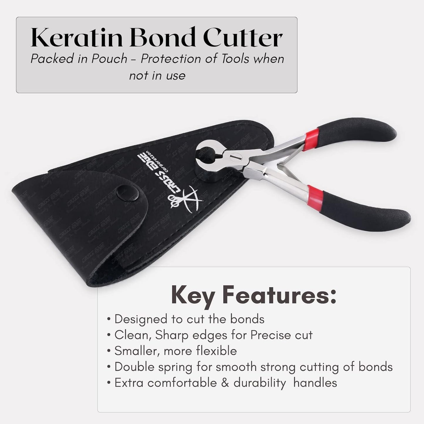 Hair Extension Tools silver Keratin Bond Cutter Used to cut the bonds of Keratin Hair Extensions